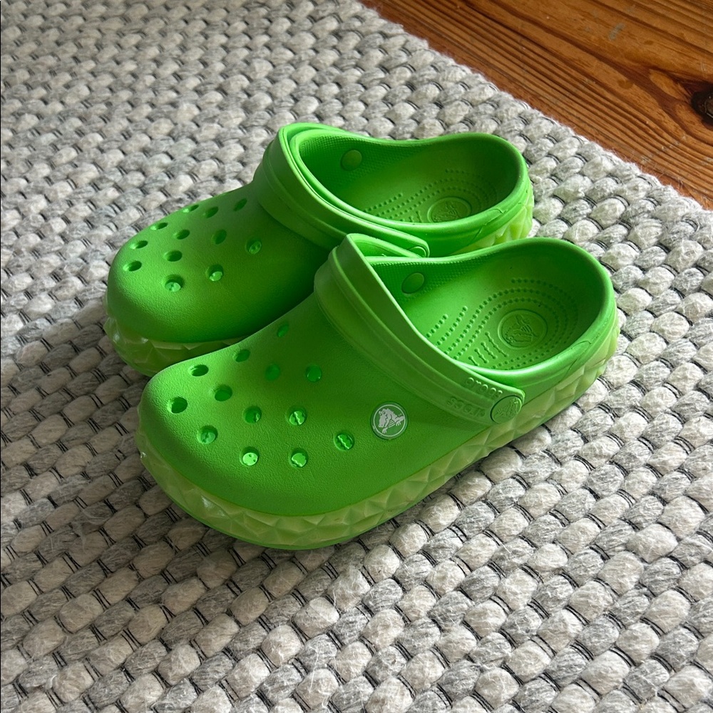 CROCS Kids Green Classic Clog